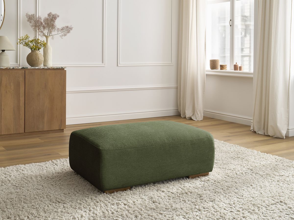 Pouf SIDONIE tissu chiné