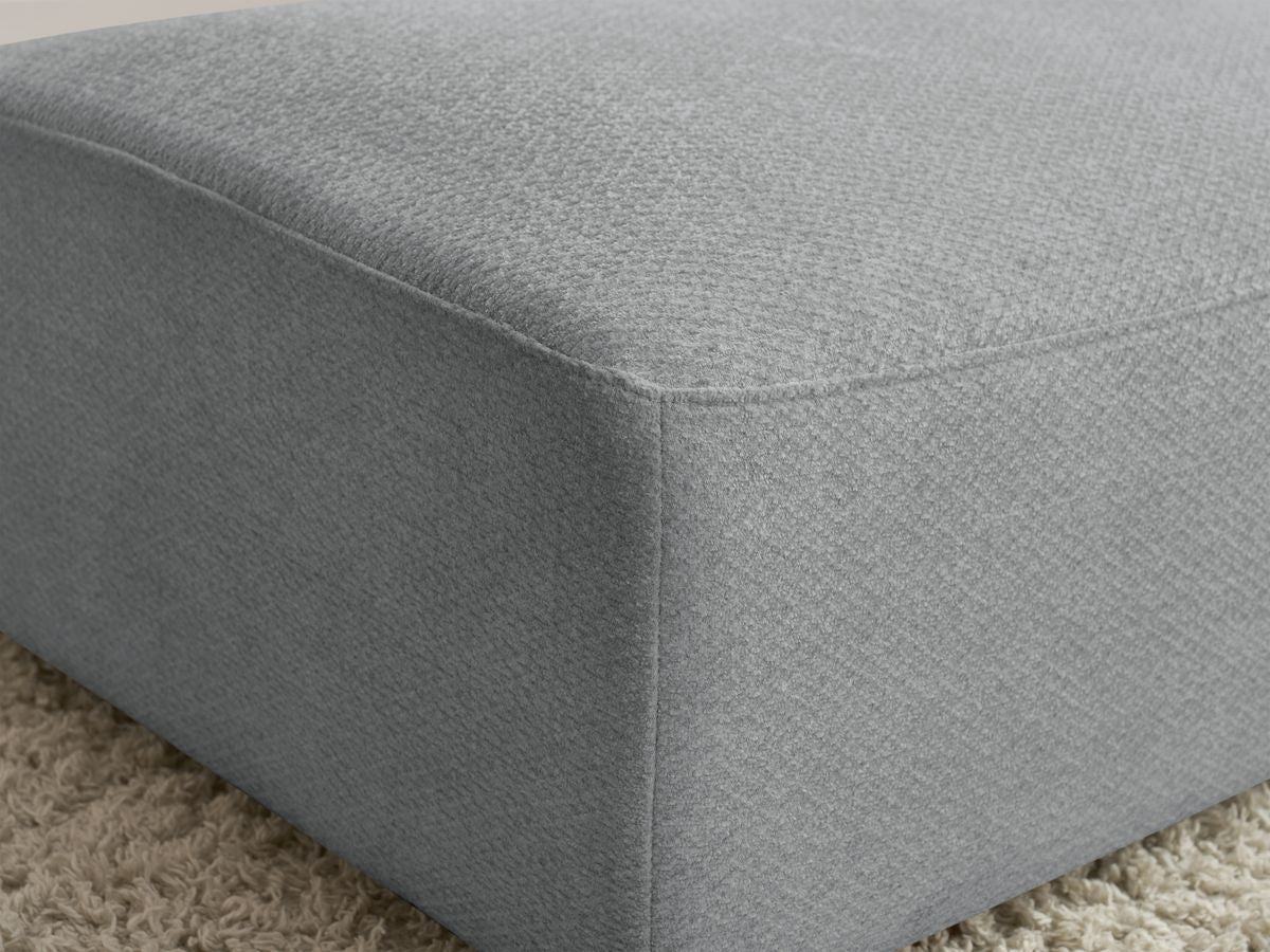 Pouf SIDONIE tissu chiné