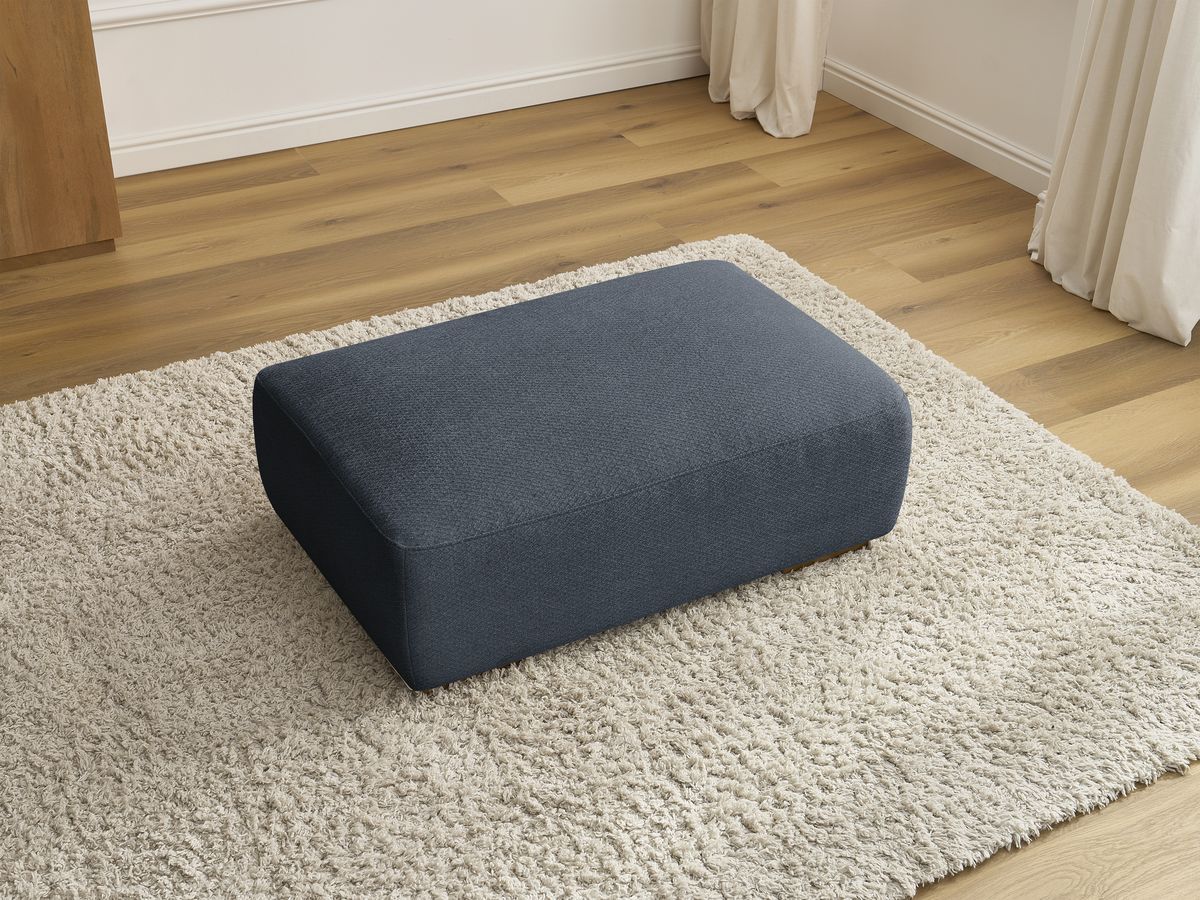 Pouf SIDONIE tissu chiné