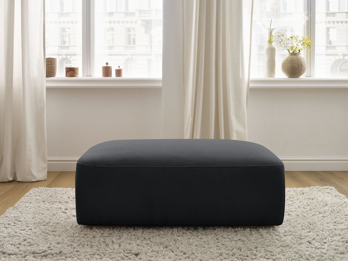 Pouf SIDONIE velours côtelé