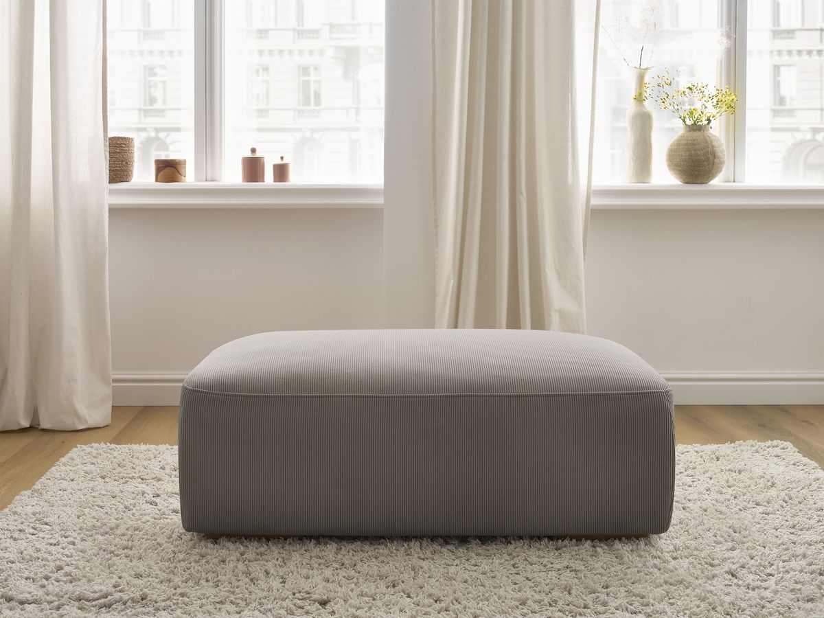 Pouf SIDONIE velours côtelé