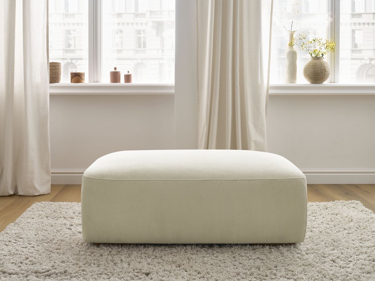 Pouf SIDONIE velours côtelé