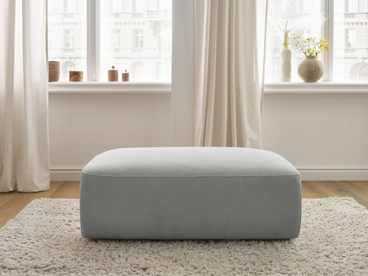 Pouf SIDONIE velours côtelé