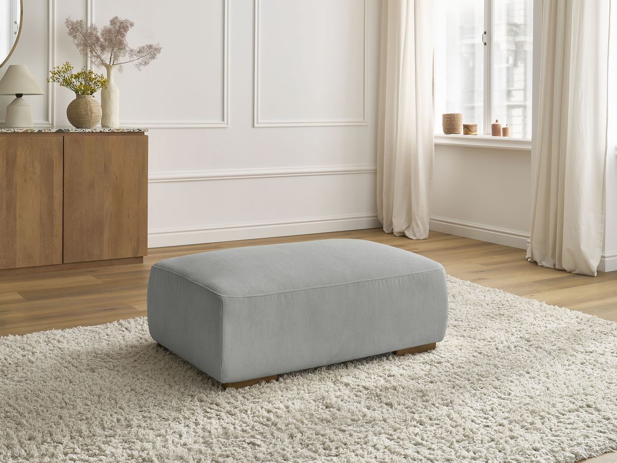 Pouf SIDONIE velours côtelé