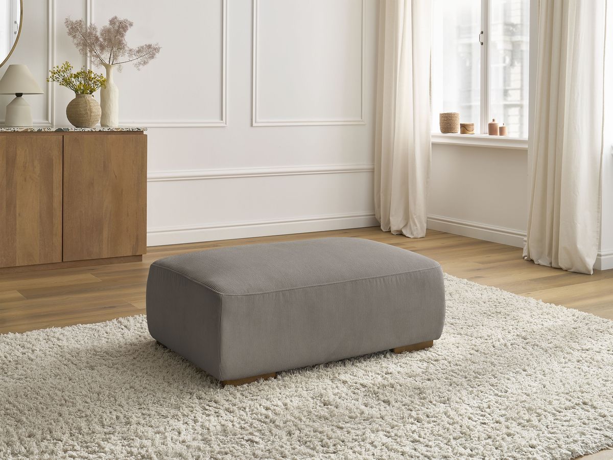 Pouf SIDONIE velours côtelé
