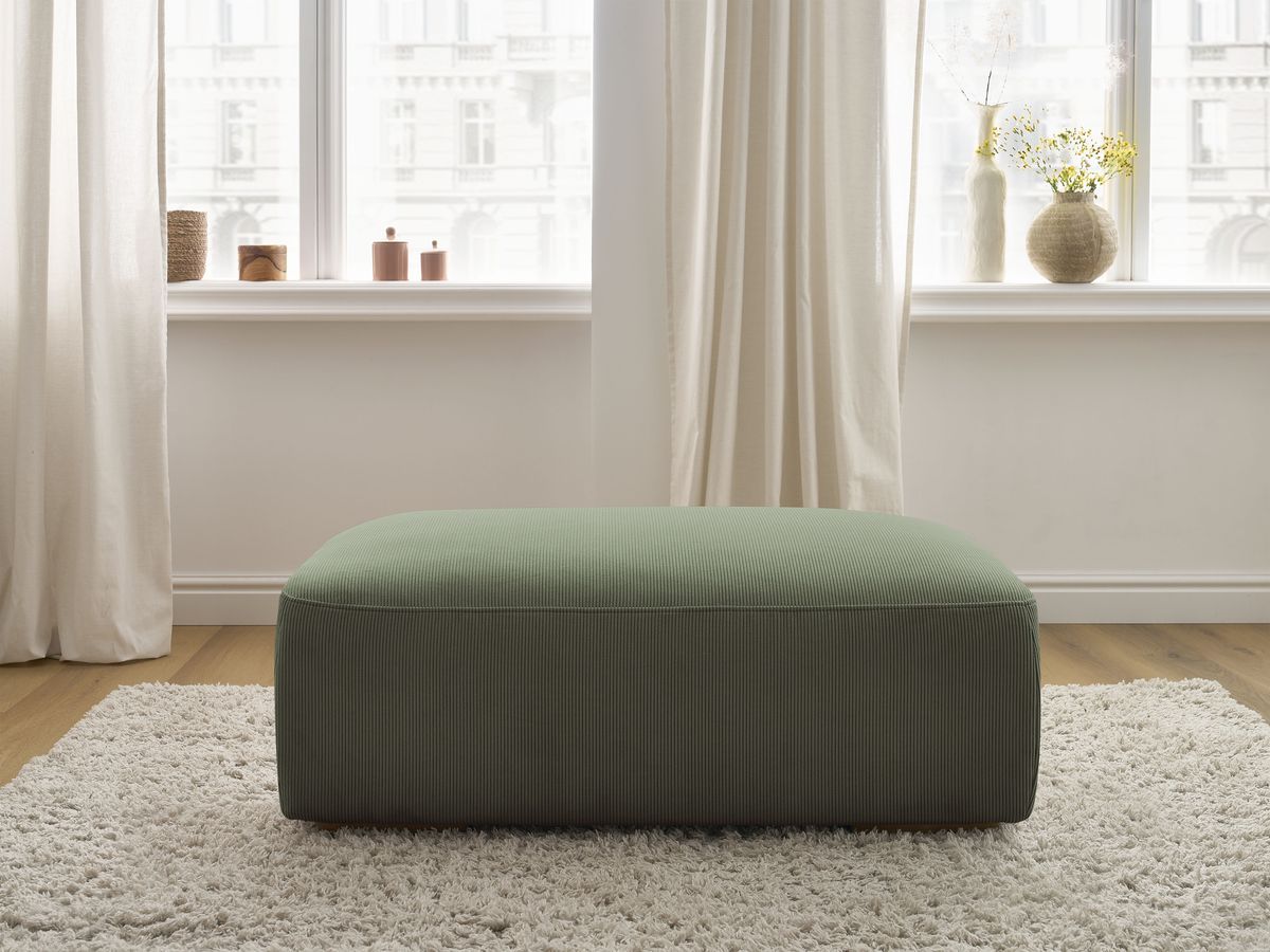 Pouf SIDONIE velours côtelé