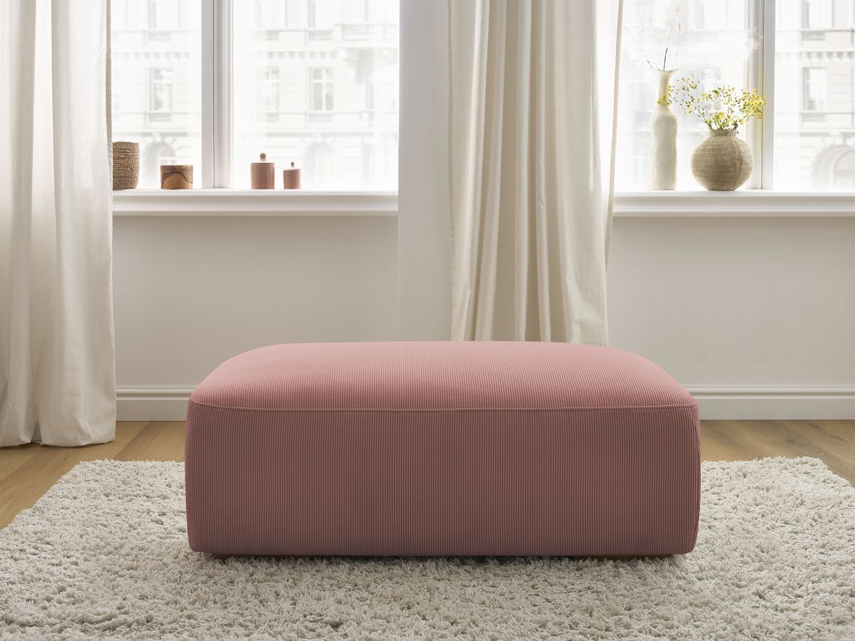 Pouf SIDONIE velours côtelé