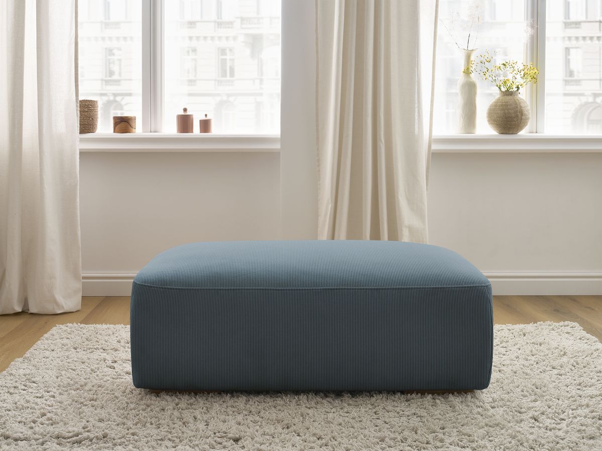 Pouf SIDONIE velours côtelé