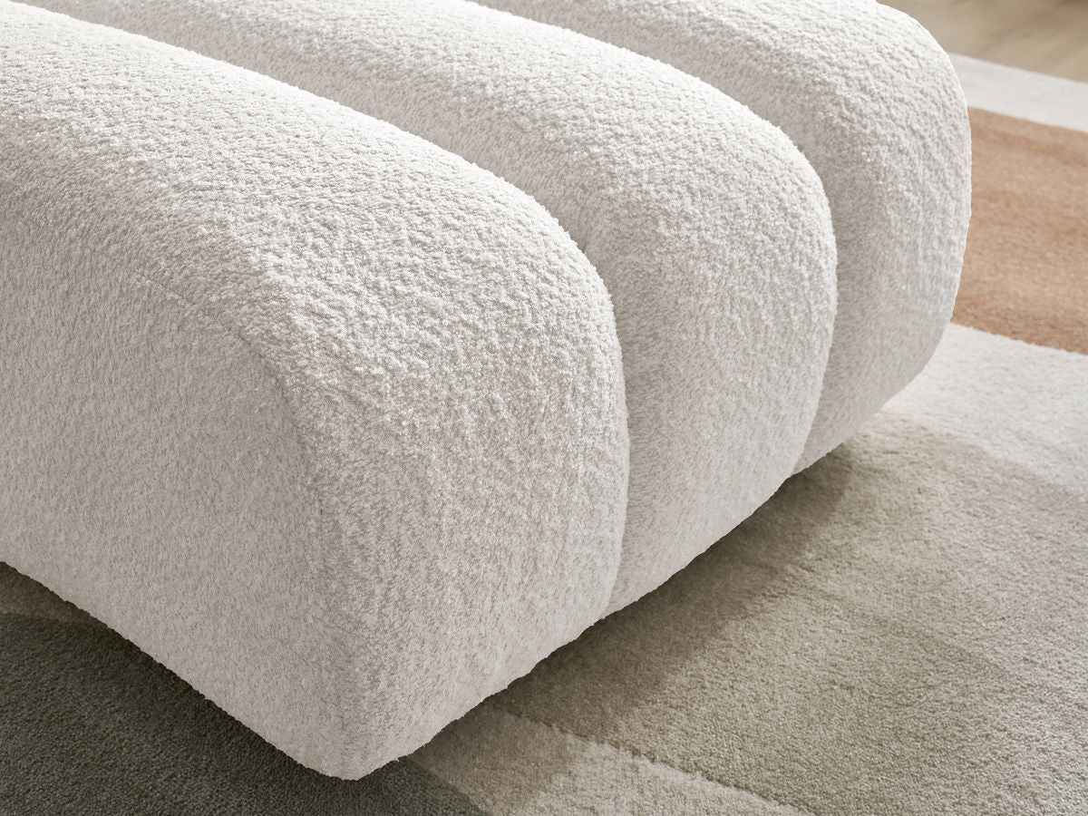 Pouf TALIA tissu bouclette