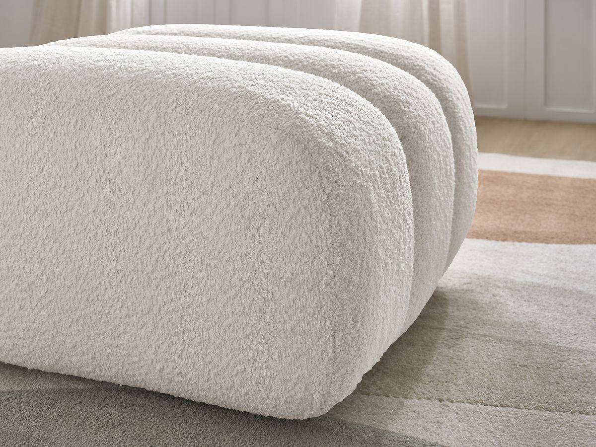 Pouf TALIA tissu bouclette