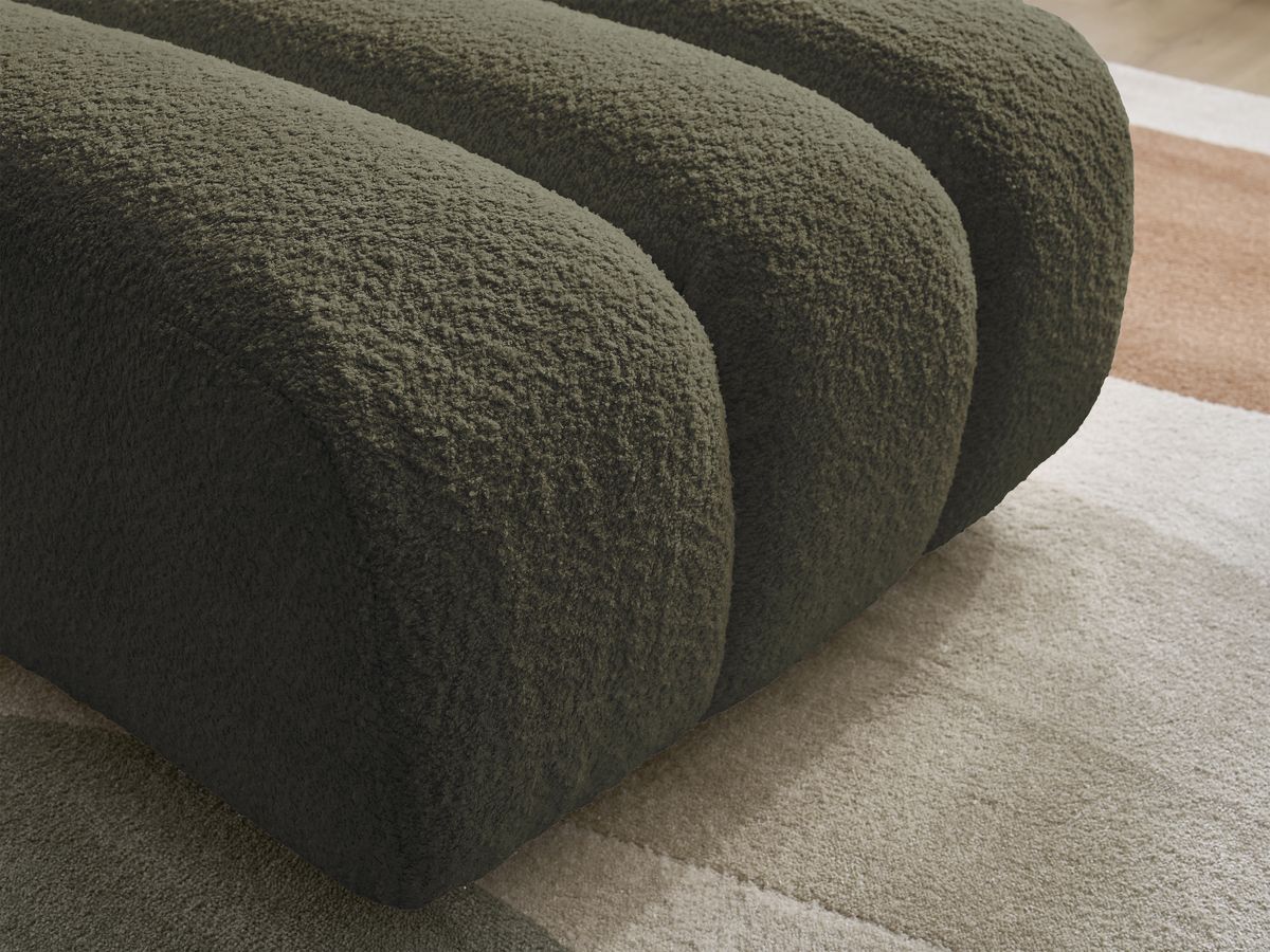 Pouf TALIA tissu bouclette