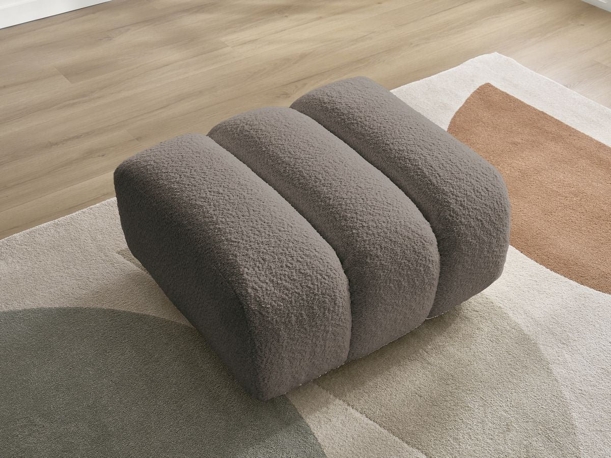 Pouf TALIA tissu bouclette