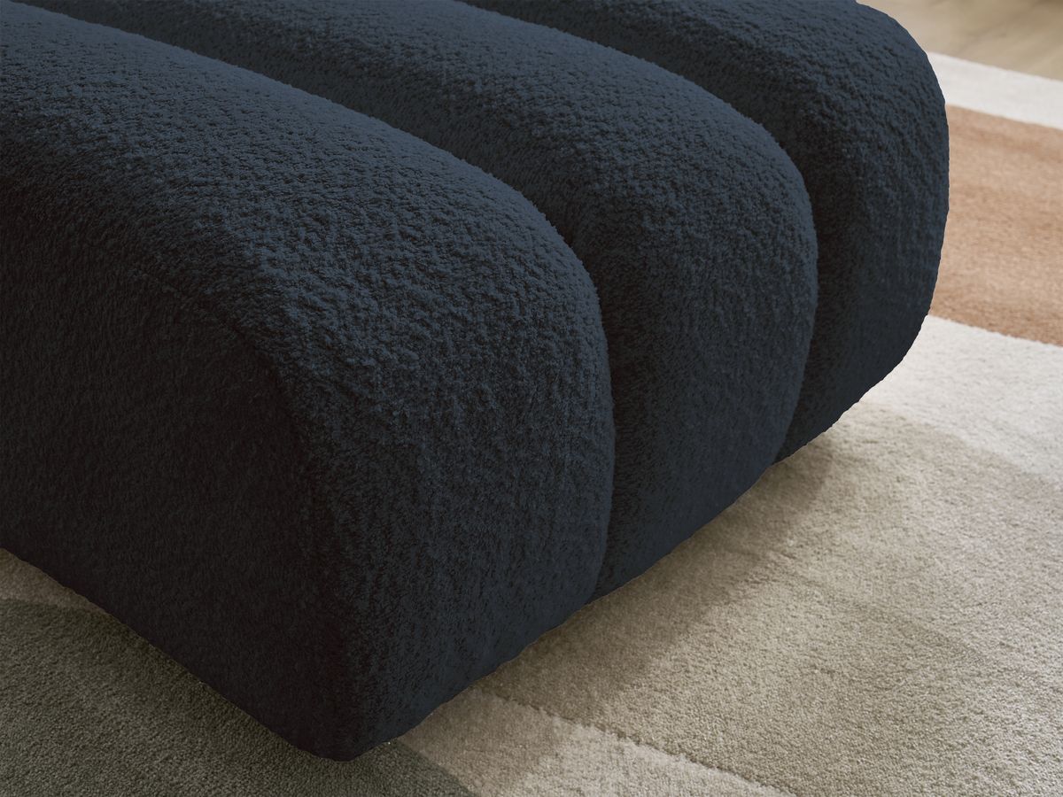 Pouf TALIA tissu bouclette