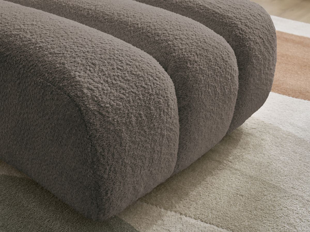 Pouf TALIA tissu bouclette