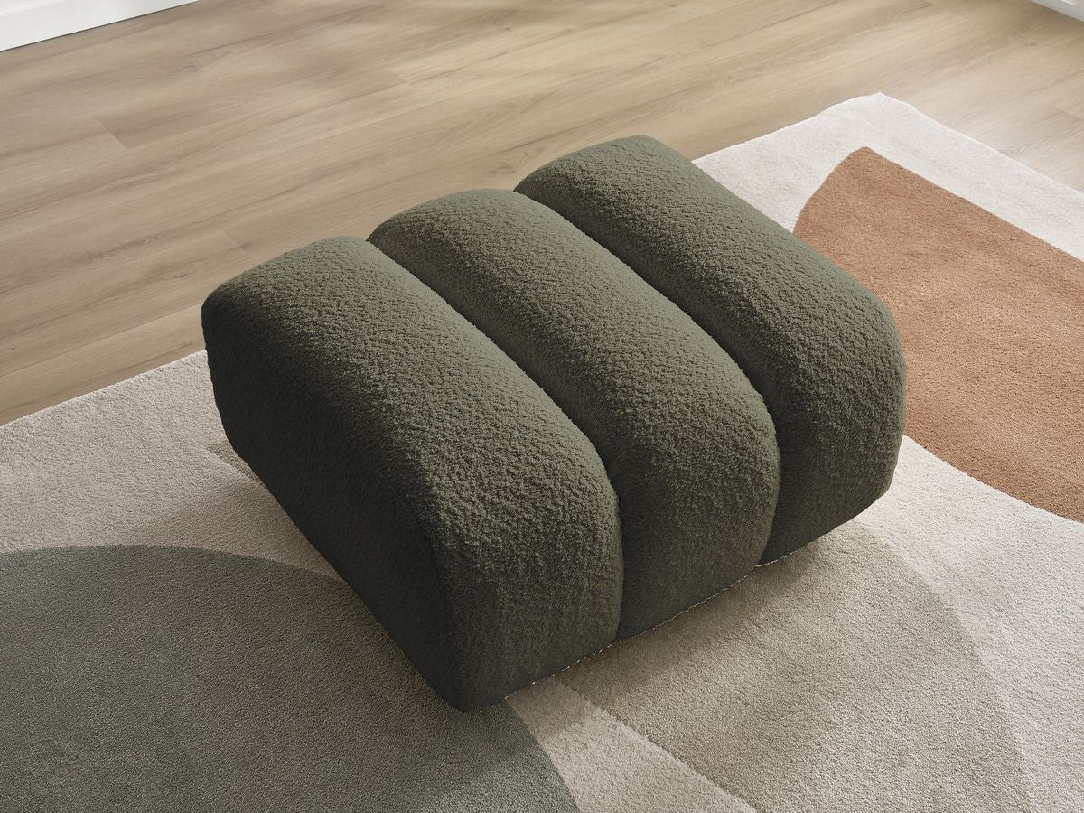 Pouf TALIA tissu bouclette