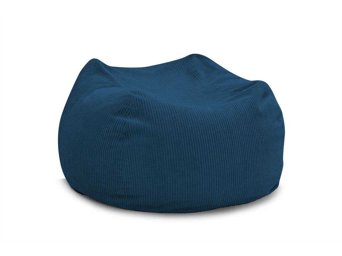 Pouf ultra moelleux VOLTAIRE velours côtelé