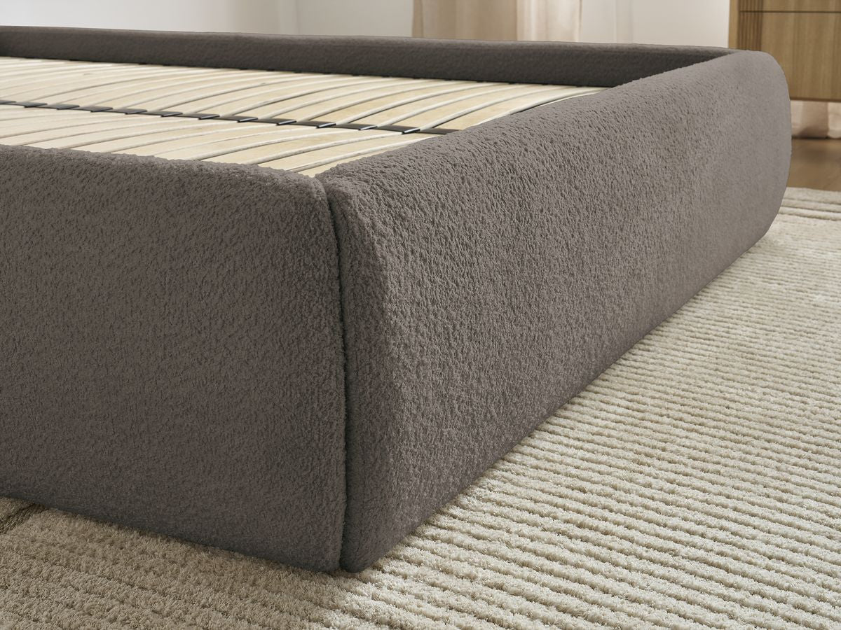 Sommier coffre INERA tissu bouclette
