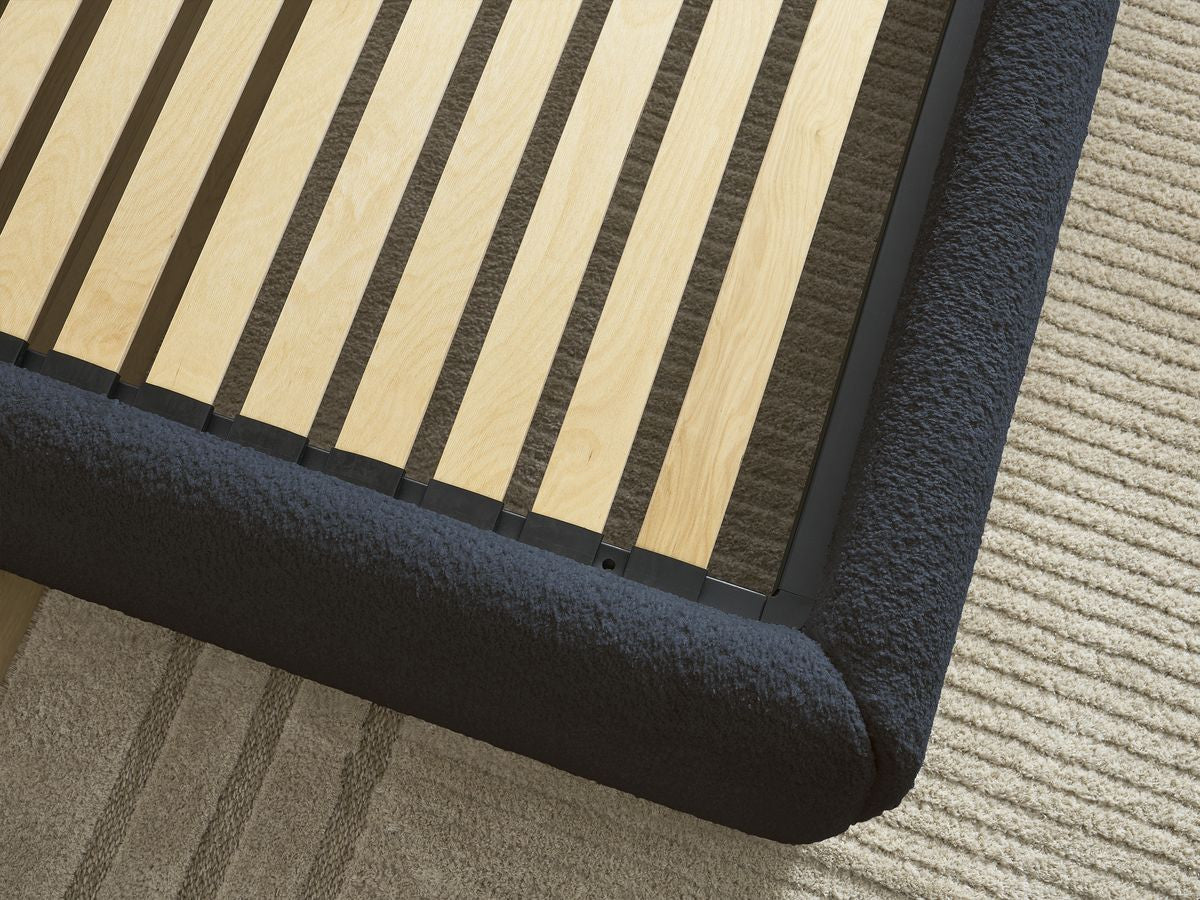 Sommier coffre INERA tissu bouclette