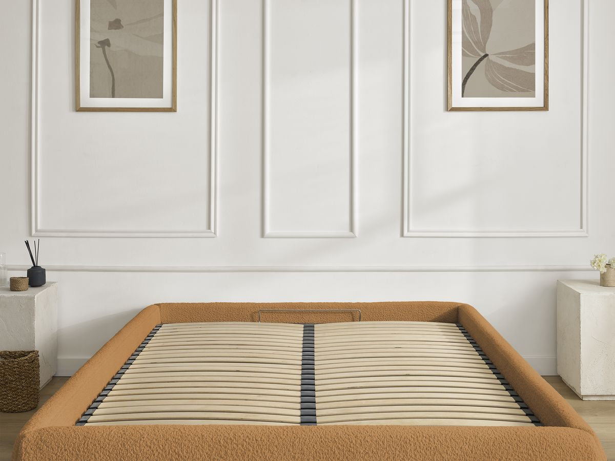 Sommier coffre INERA tissu bouclette