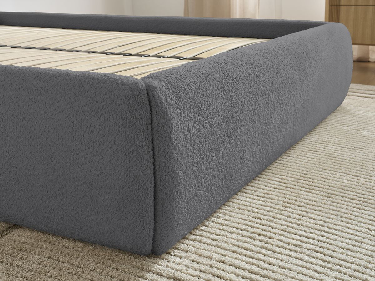 Sommier coffre INERA tissu bouclette