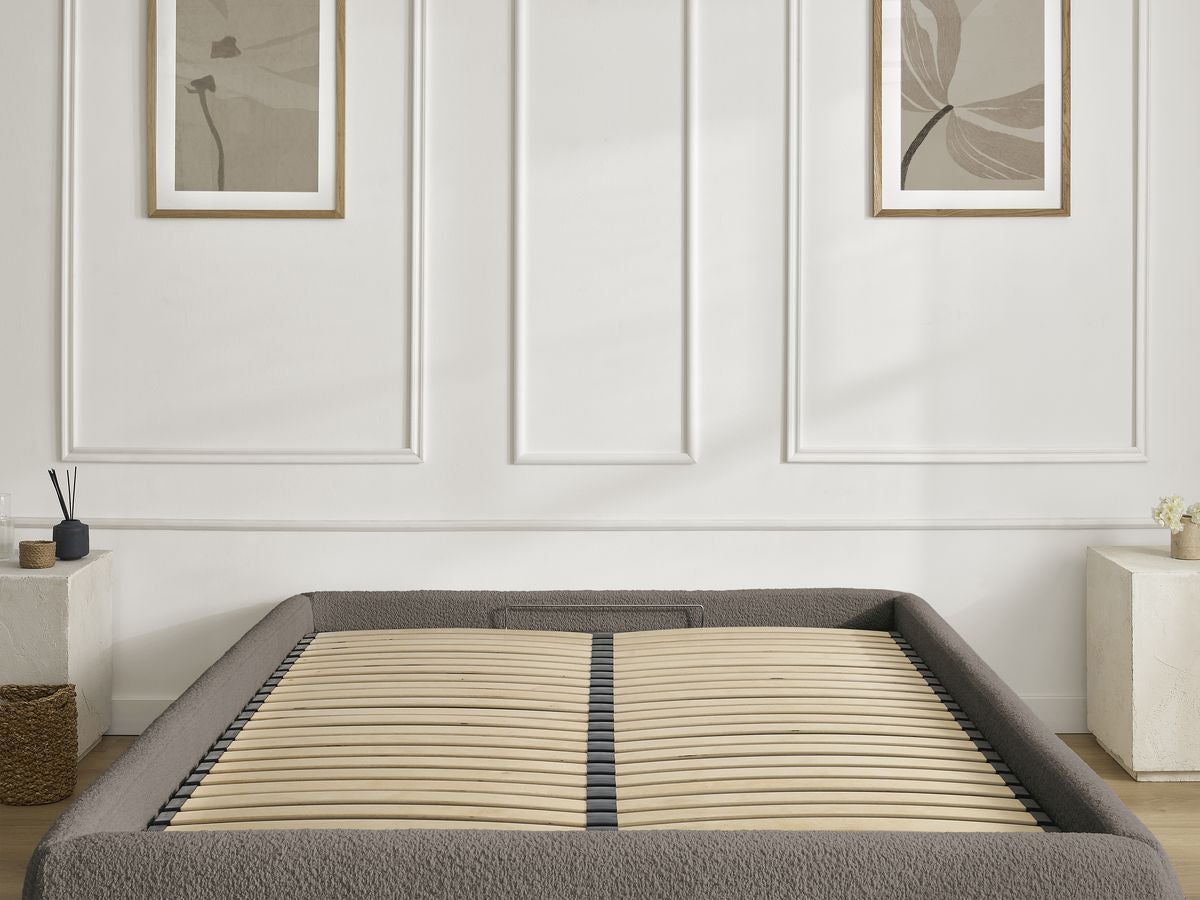 Sommier coffre INERA tissu bouclette
