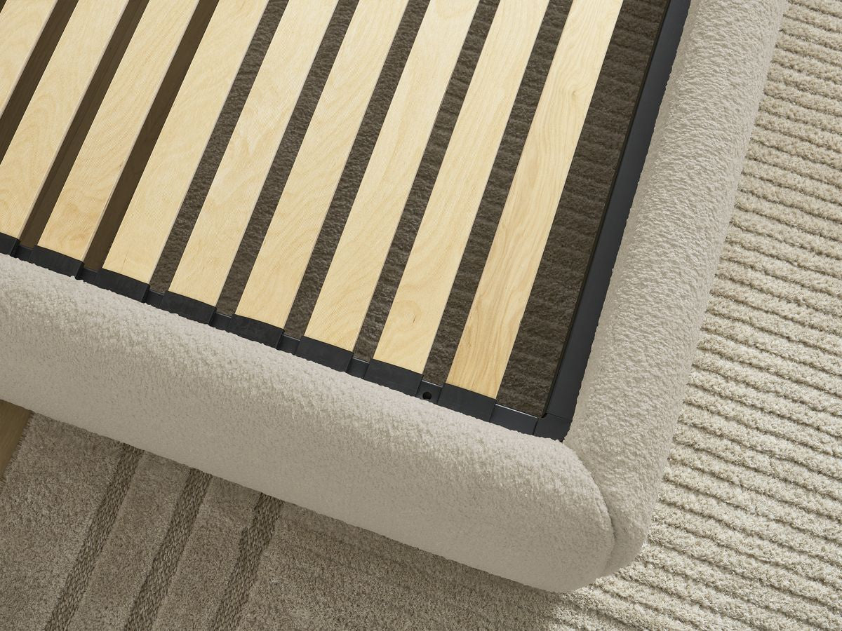 Sommier coffre INERA tissu bouclette