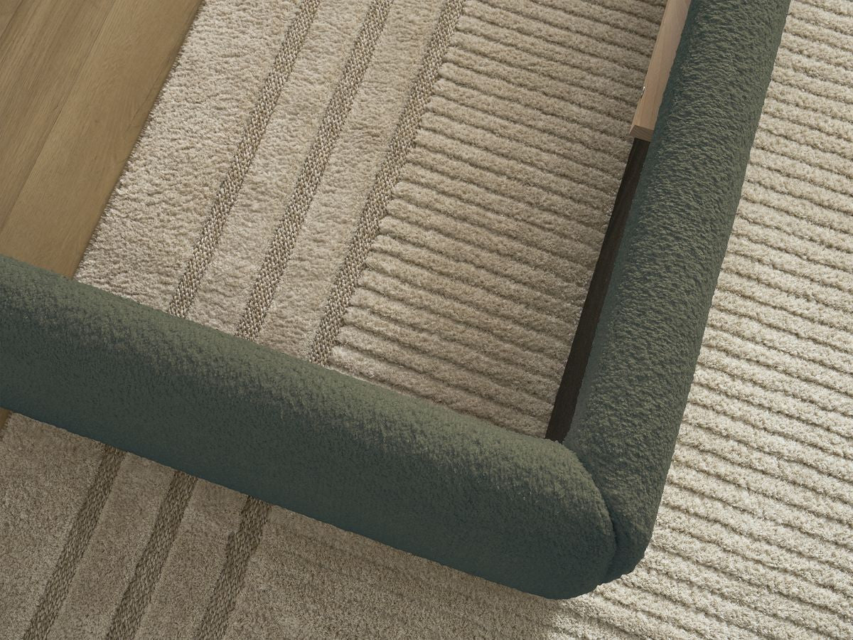 Sommier coffre INERA tissu bouclette