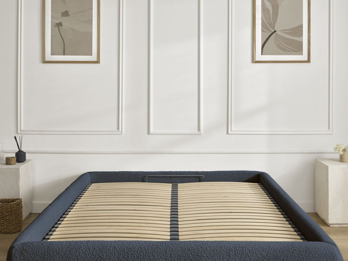 Sommier coffre INERA tissu bouclette