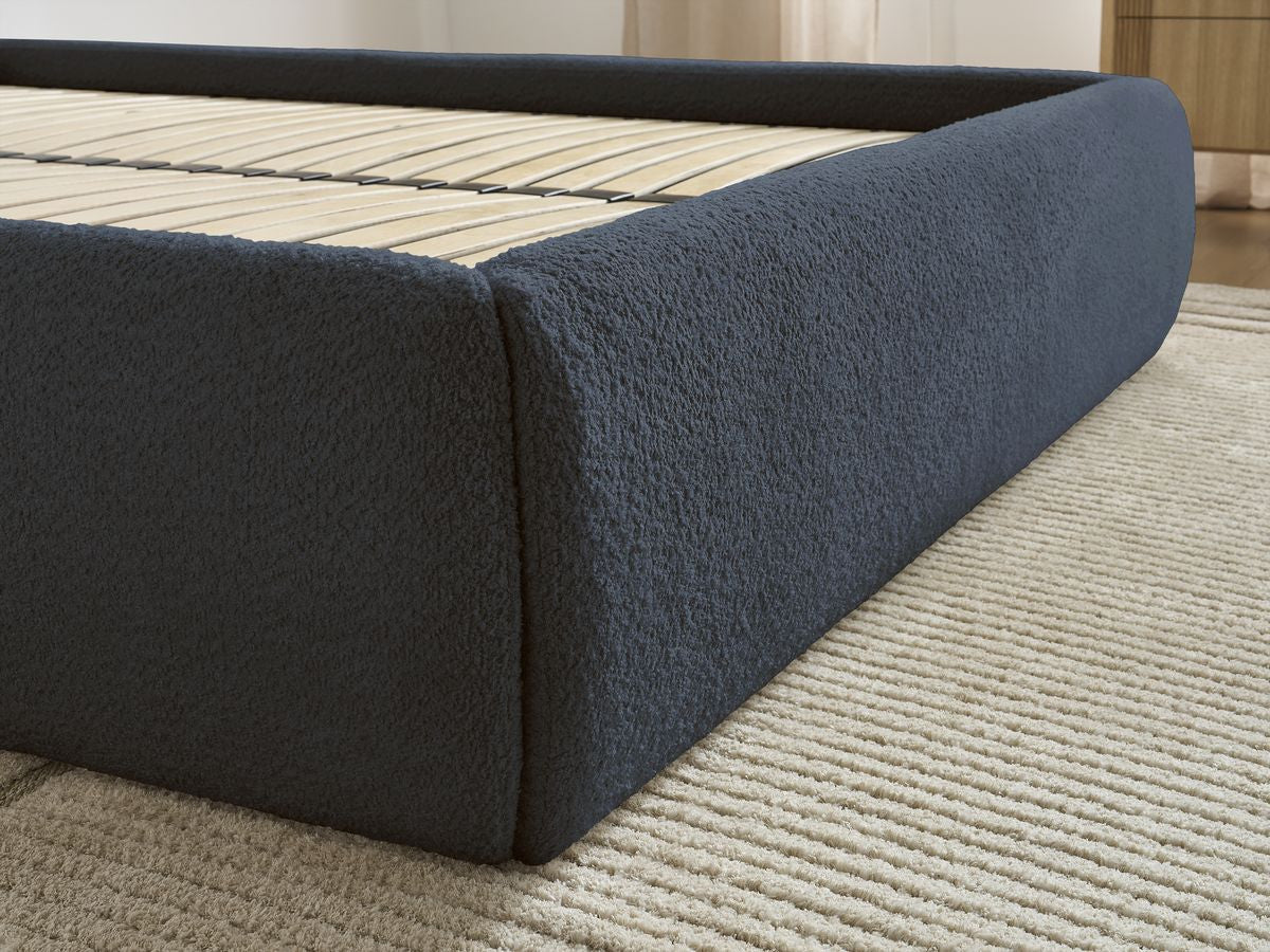 Sommier coffre INERA tissu bouclette