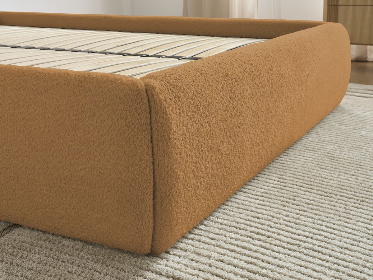 Sommier coffre INERA tissu bouclette