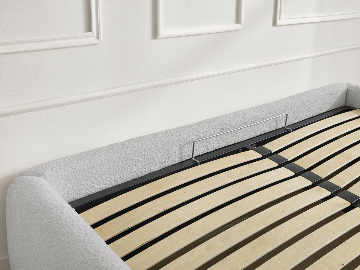 Sommier coffre INERA tissu bouclette