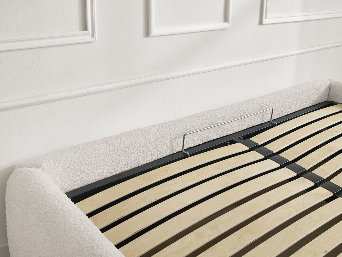 Sommier coffre INERA tissu bouclette