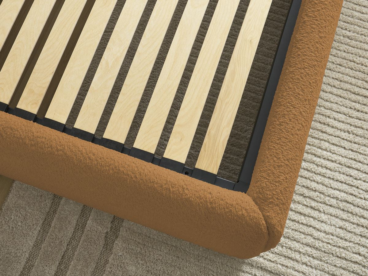 Sommier coffre INERA tissu bouclette
