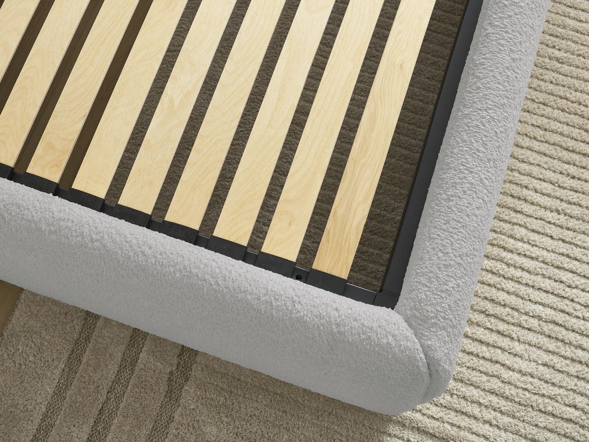 Sommier coffre INERA tissu bouclette