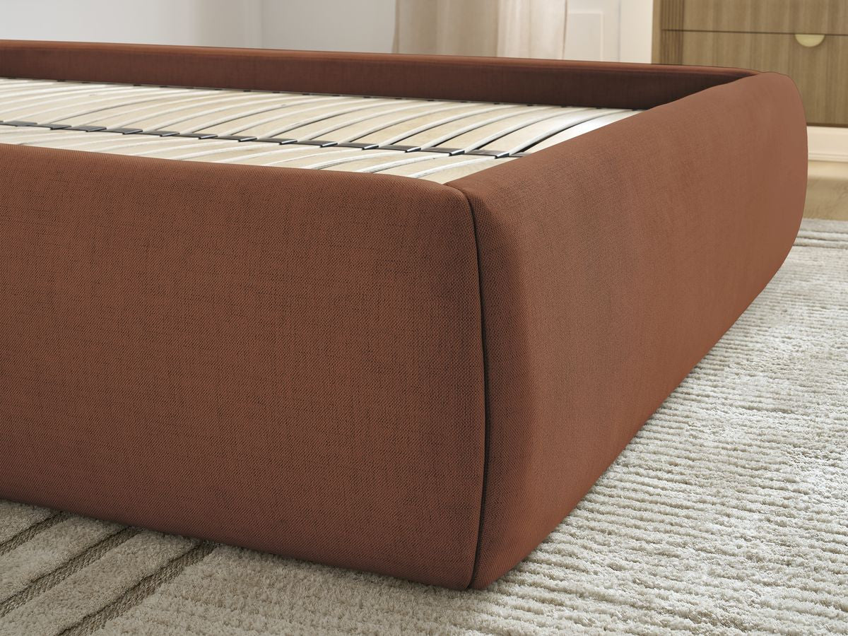 Sommier coffre INERA tissu lisse