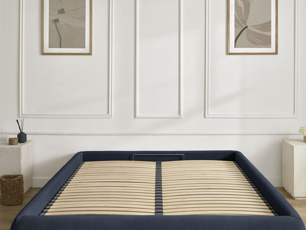 Sommier coffre INERA tissu lisse