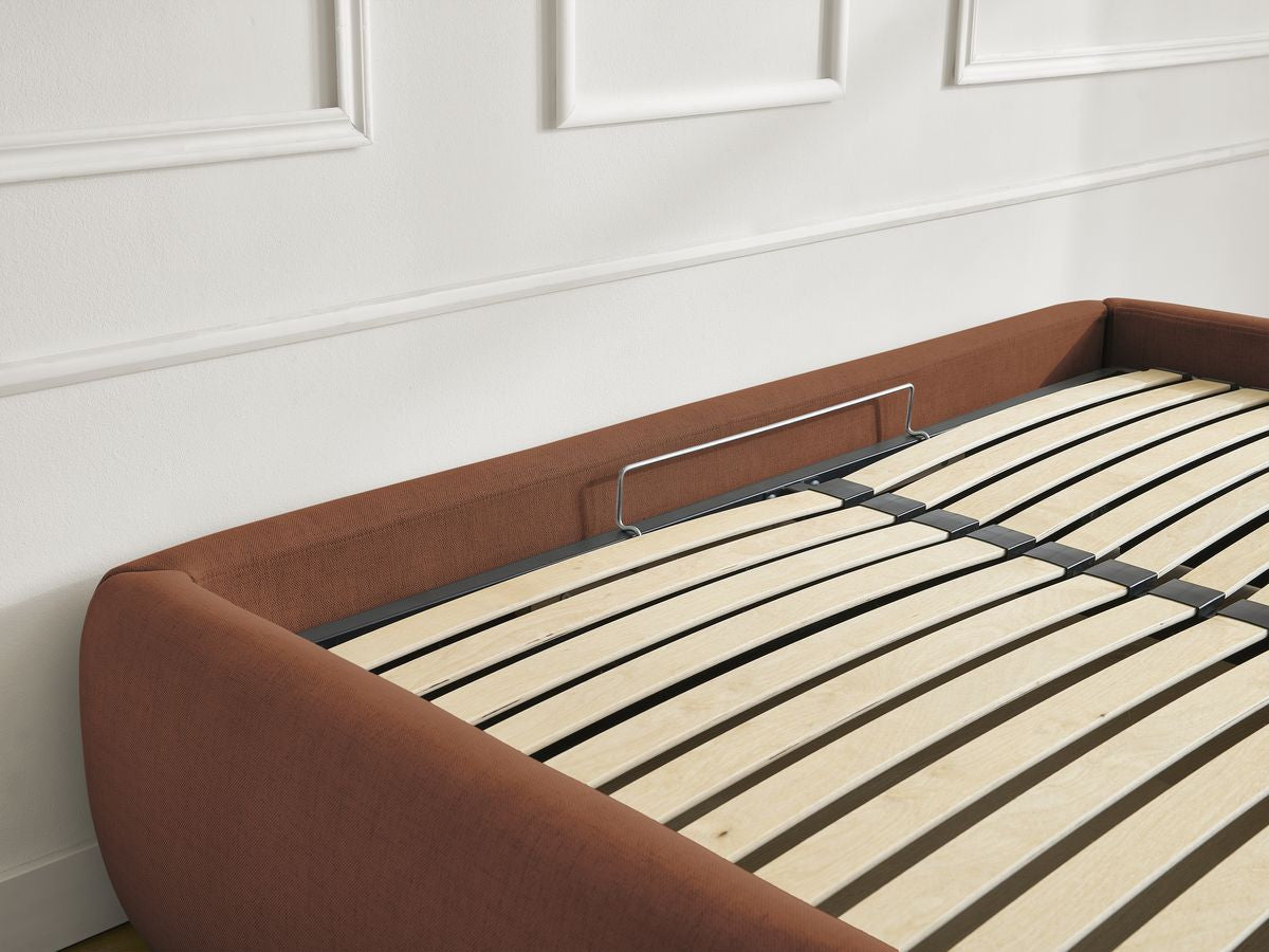 Sommier coffre INERA tissu lisse