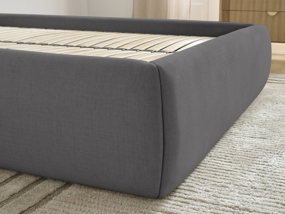 Sommier coffre INERA tissu lisse
