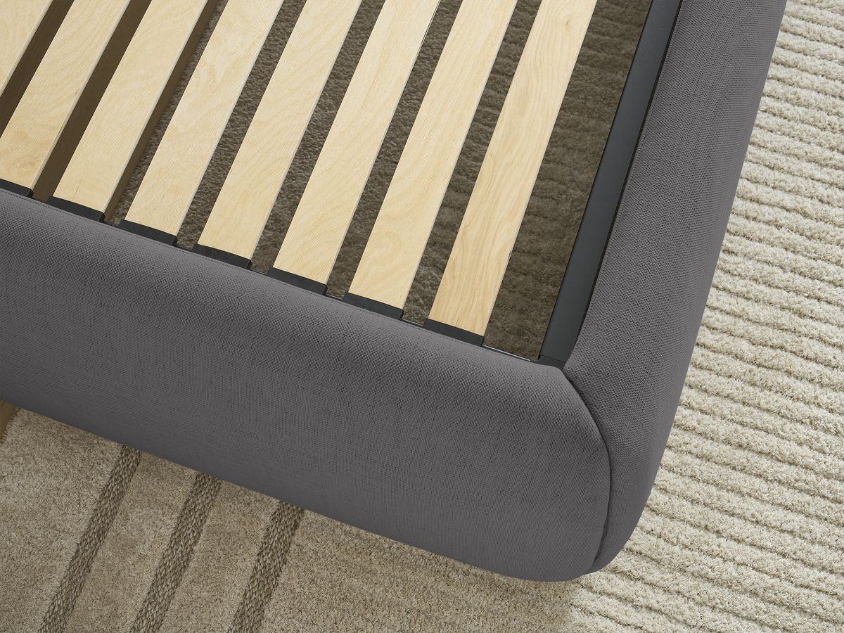 Sommier coffre INERA tissu lisse