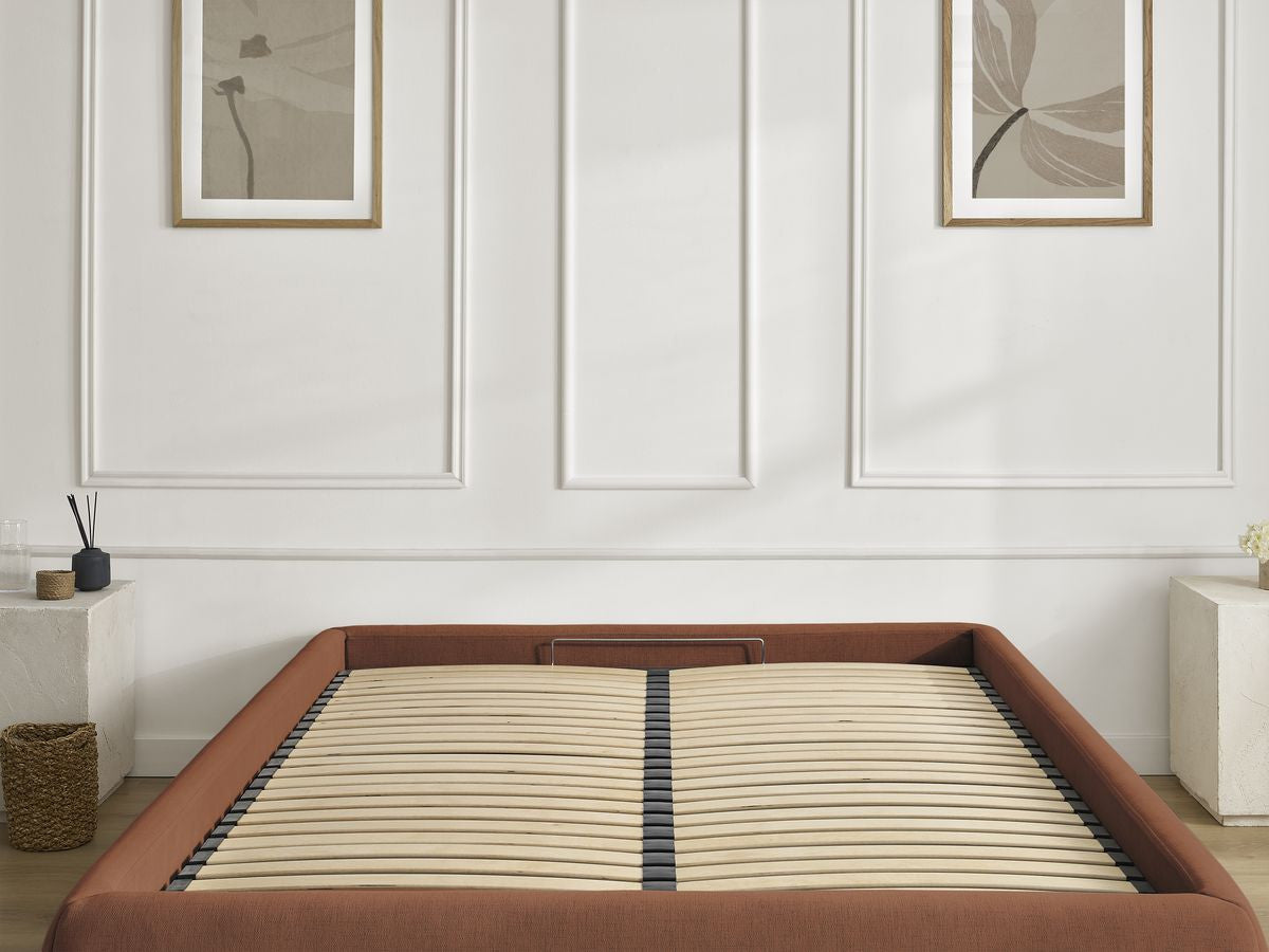 Sommier coffre INERA tissu lisse