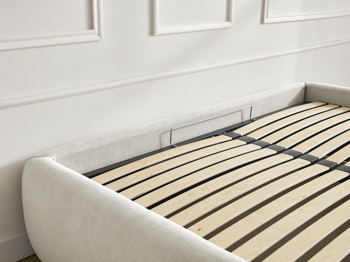 Sommier coffre INERA tissu lisse