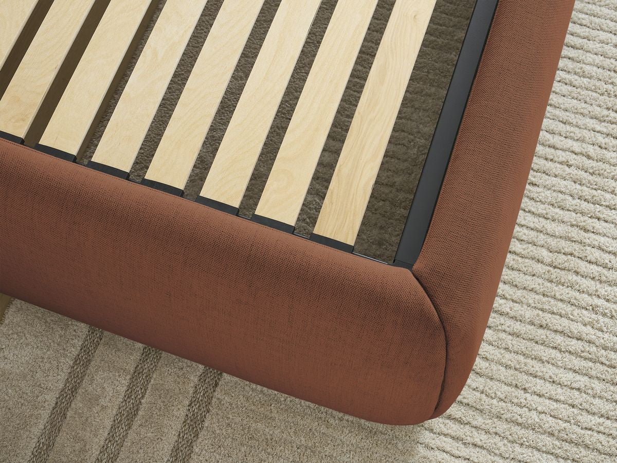 Sommier coffre INERA tissu lisse