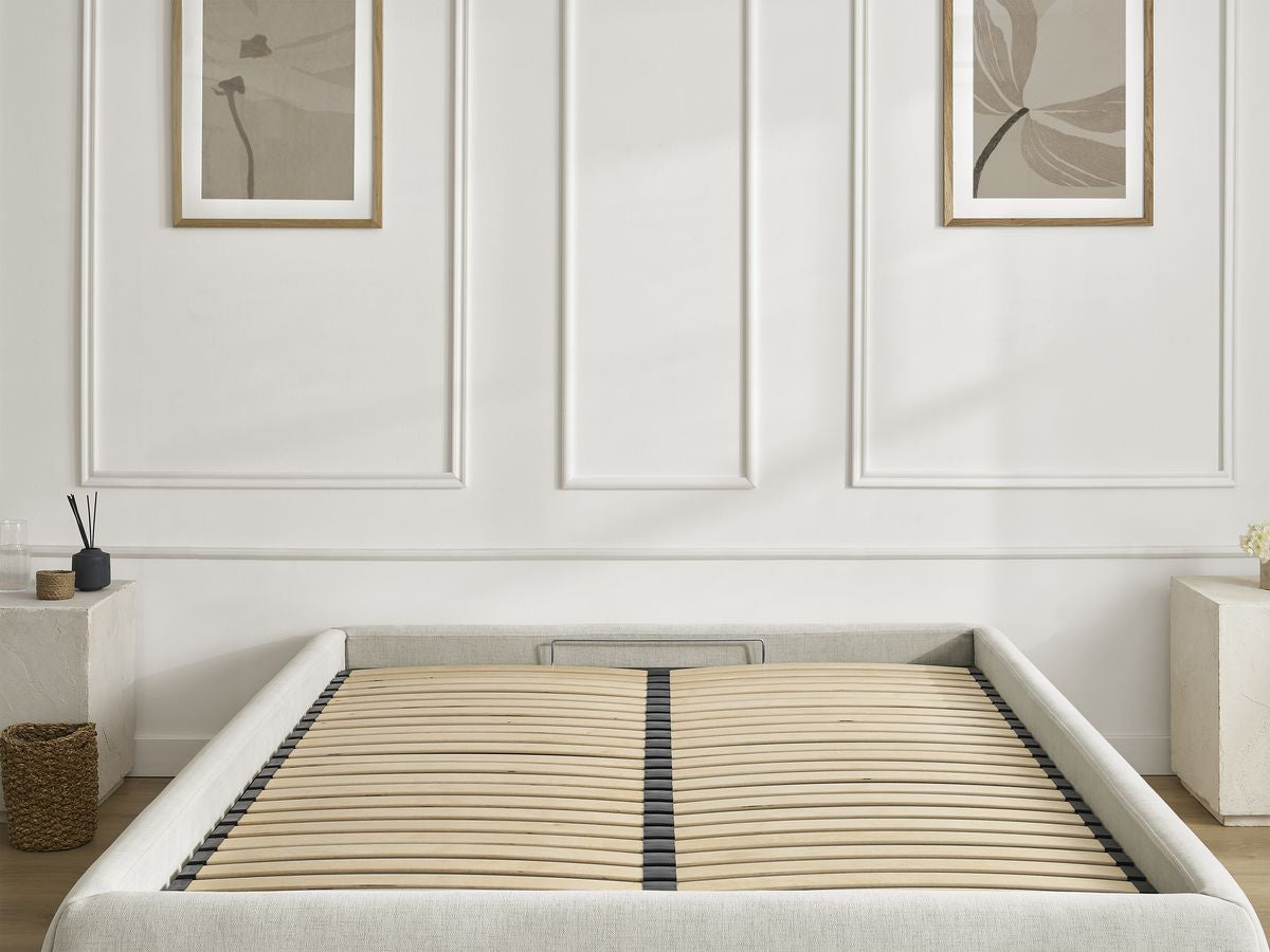 Sommier coffre INERA tissu lisse