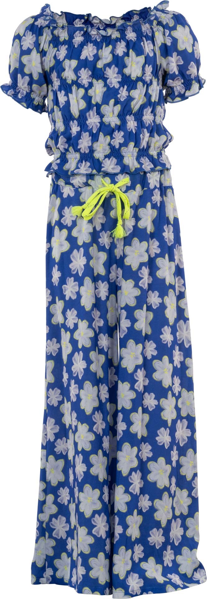 Trouser Talia - Blue Flower