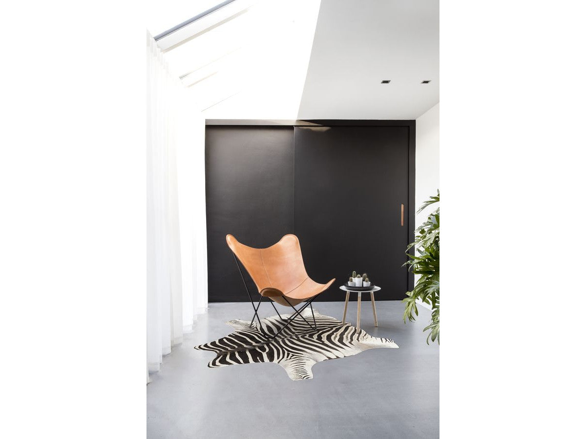 Tapis effet peau de bête ZELIE motif zèbre