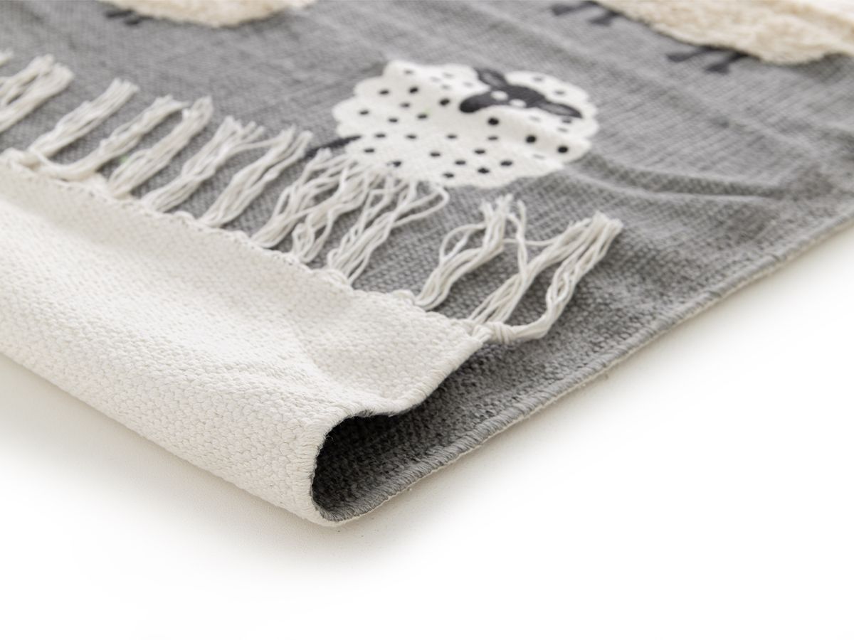 Tapis enfant SHAWN motif mouton - Gris