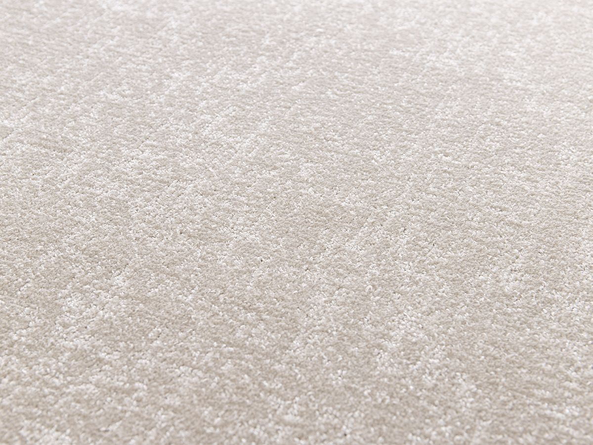 Tapis poil ras MAUREEN uni - Beige