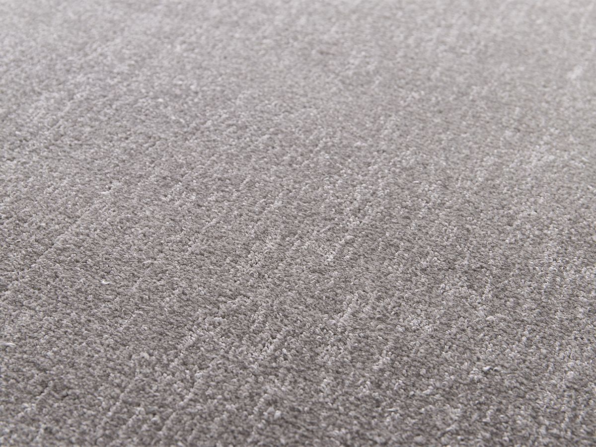 Tapis poil ras MAUREEN uni - Gris foncé