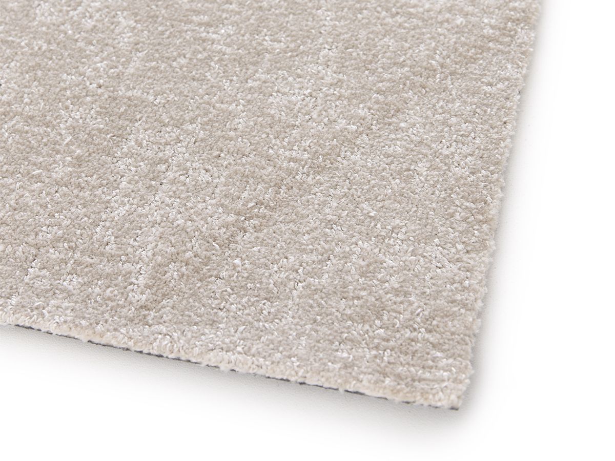 Tapis poil ras MAUREEN uni - Beige