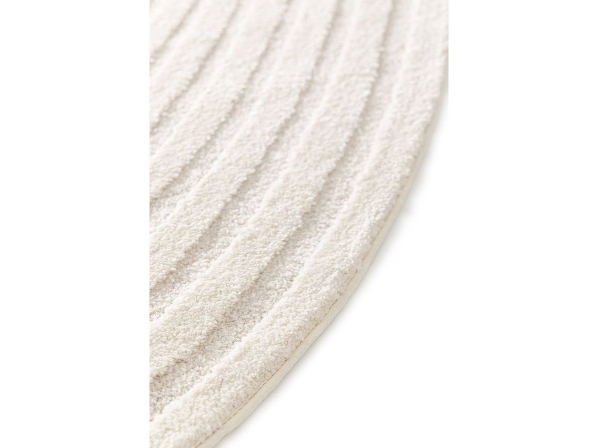 Tapis poils courts BRIAC motif géométrique - Beige